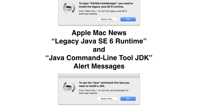 Legacy java 6 runtime for macos 10.14 version